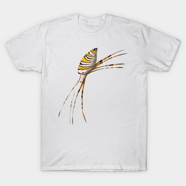 yellow black spider T-Shirt by LizoLB